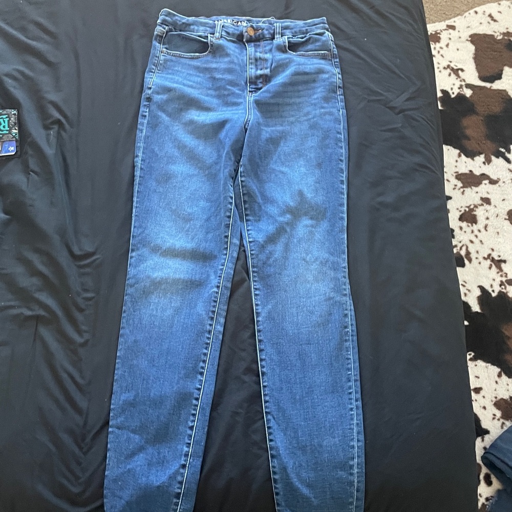 American Eagle Outfitters High Rise Blue Jeans